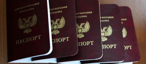 Passports of the Donetsk People's Republic - Sputnik International
