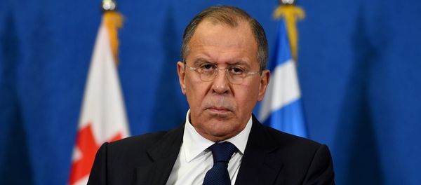 Russian Foreign Minister Sergey Lavrov looks on during a press conference after the BSEC session in Belgrade on December 13, 2016 - Sputnik International