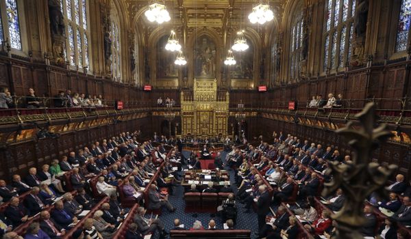 The House of Lords chamber in Parliament, London, Monday, Sept. 5, 2016. - Sputnik International