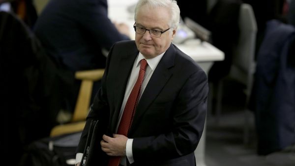 Russian ambassador to the United Nations Vitaly Churkin leaves the General assembly hall after a vote supporting the territorial integrity of Ukraine at United Nations headquarters, Thursday, March 27, 2014 Russian ambassador to the United Nations Vitaly Churkin leaves the General assembly hall after a vote supporting the territorial integrity of Ukraine at United Nations headquarters, Thursday, March 27, 2014 - Sputnik International