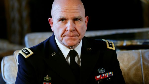 Newly named National Security Adviser Army Lt. Gen. H.R. McMaster listens as U.S. President Donald Trump makes the announcement at his Mar-a-Lago estate in Palm Beach, Florida U.S. February 20, 2017 Newly named National Security Adviser Army Lt. Gen. H.R. McMaster listens as U.S. President Donald Trump makes the announcement at his Mar-a-Lago estate in Palm Beach, Florida U.S. February 20, 2017 - Sputnik International