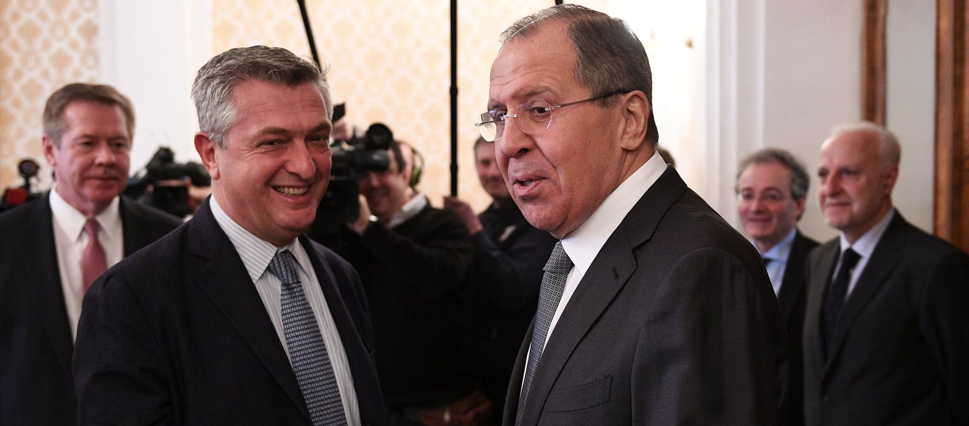 Sergei Lavrov meets with UN High Commissioner for Refugees Filippo Grandi - Sputnik International, 1920, 02.07.2021