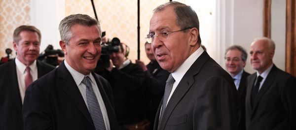 Sergei Lavrov meets with UN High Commissioner for Refugees Filippo Grandi Sergei Lavrov meets with UN High Commissioner for Refugees Filippo Grandi - Sputnik International