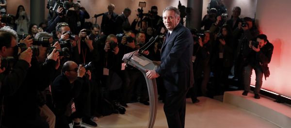 Francois Bayrou, French centrist politician and the leader of the Democratic Movement (MoDem), poses for photographers before a news conference at his party's headquarters in Paris, France, February 22, 2017 Francois Bayrou, French centrist politician and the leader of the Democratic Movement (MoDem), poses for photographers before a news conference at his party's headquarters in Paris, France, February 22, 2017 - Sputnik International