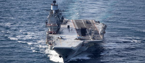 British Navy and Air Force escort Russian warships Admiral Kuznetsov and Pyotr Veliky British Navy and Air Force escort Russian warships Admiral Kuznetsov and Pyotr Veliky - Sputnik International