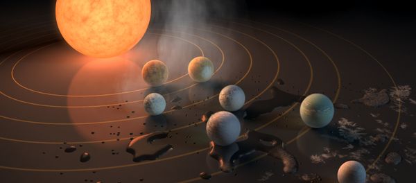 Abstract Concept of TRAPPIST-1 System - Sputnik International