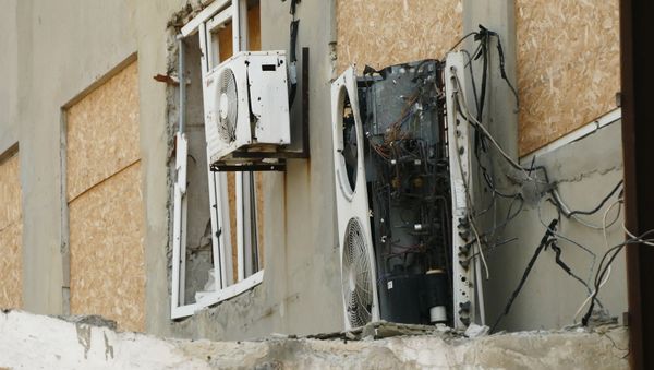 Destruction on the territory of the Dinetsk filter plant. (File) - Sputnik International