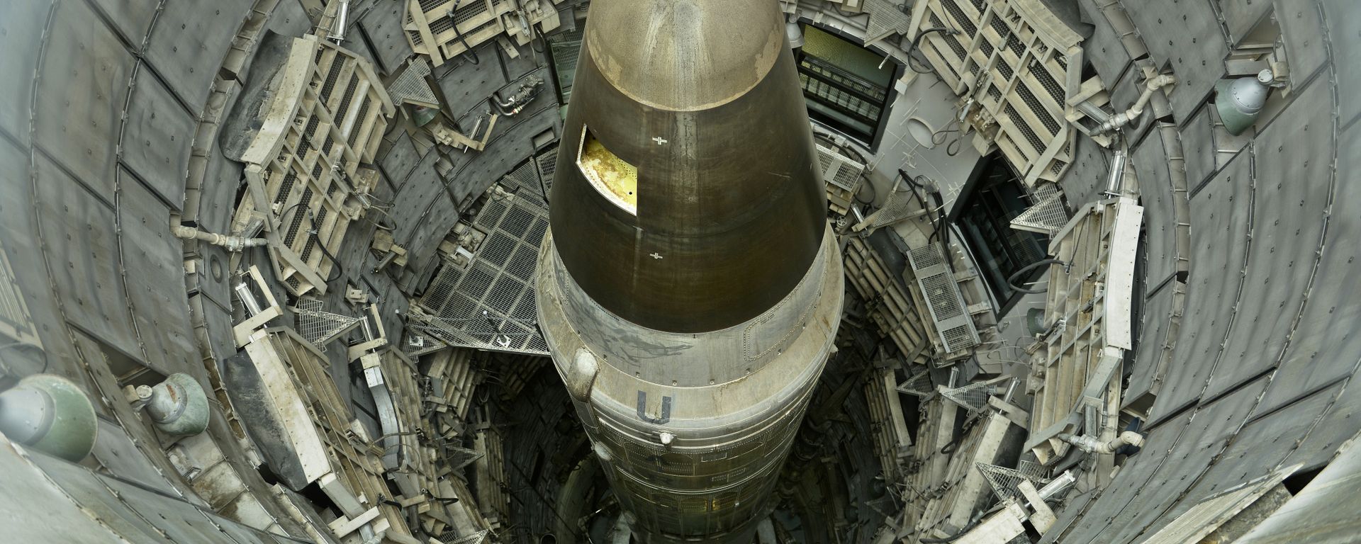 A deactivated Titan II nuclear ICMB is seen in a silo at the Titan Missile Museum on May 12, 2015 in Green Valley, Arizona A deactivated Titan II nuclear ICMB is seen in a silo at the Titan Missile Museum on May 12, 2015 in Green Valley, Arizona - Sputnik International, 1920, 28.10.2022