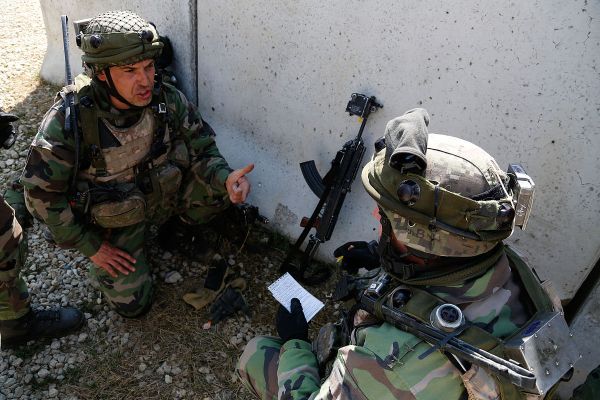 Slovak soldiers of Mobile Security Force Slovak soldiers of Mobile Security Force - Sputnik International