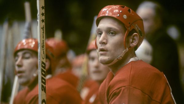 Russian national hockey team forward Vladimir Petrov (CSKA Moscow) - Sputnik International
