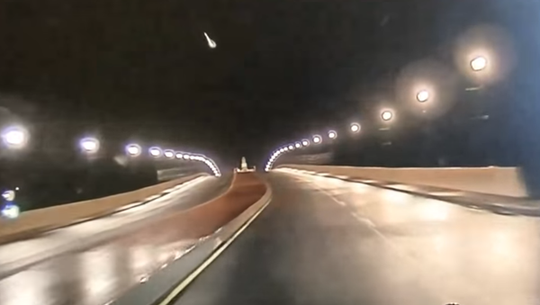 A meteor spotted over West Texas by Officer Tiffany Vanzant of Parker County - Sputnik International