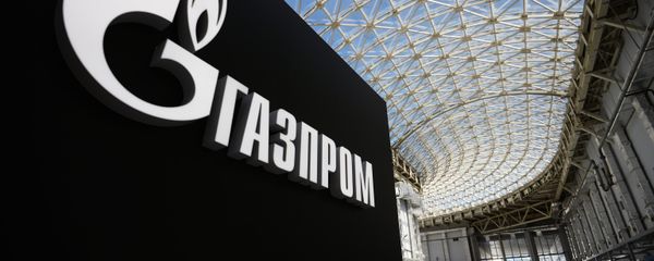 The stand with the Gazprom company's logo at the Sochi International Investment Forum 2016 - Sputnik International