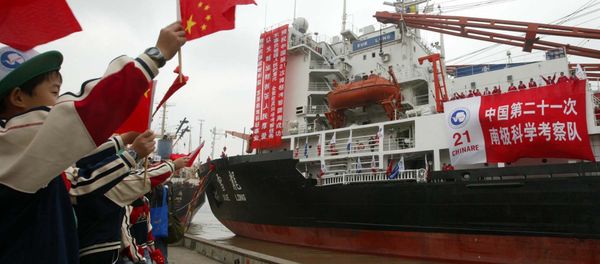 China's Antarctic expedition ship (File) China's Antarctic expedition ship (File) - Sputnik International