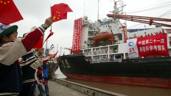 China's Antarctic expedition ship (File) China's Antarctic expedition ship (File) - Sputnik International