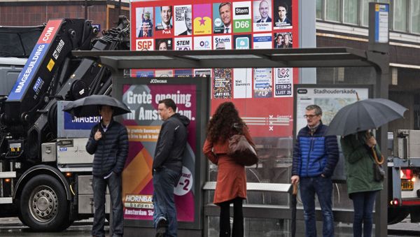 A picture shows a placard with the election posters of all parties for the Dutch national elections in Amsterdam, on February 20, 2017 A picture shows a placard with the election posters of all parties for the Dutch national elections in Amsterdam, on February 20, 2017 - Sputnik International