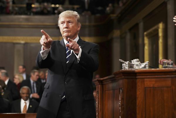U.S. President Donald Trump reacts after delivering his first address to a joint session of Congress from the floor of the House of Representatives iin Washington, U.S., February 28, 2017 U.S. President Donald Trump reacts after delivering his first address to a joint session of Congress from the floor of the House of Representatives iin Washington, U.S., February 28, 2017 - Sputnik International