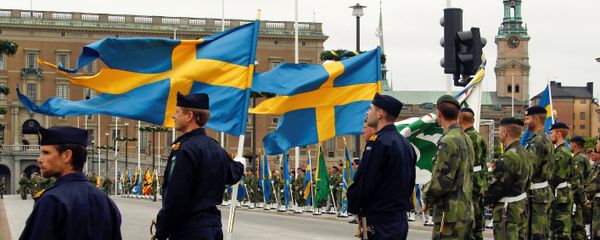 Swedish armed forces soldiers attend a rehearsal in front of the Royal Palace in Stockholm, Sweden (File) Swedish armed forces soldiers attend a rehearsal in front of the Royal Palace in Stockholm, Sweden (File) - Sputnik International
