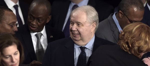 This file photo taken on February 28, 2017 shows Russian Ambassador to the US Sergey Kislyak (C)as he arrives before US President Donald Trump addresses a joint session of the US Congress in Washington, DC. This file photo taken on February 28, 2017 shows Russian Ambassador to the US Sergey Kislyak (C)as he arrives before US President Donald Trump addresses a joint session of the US Congress in Washington, DC. - Sputnik International