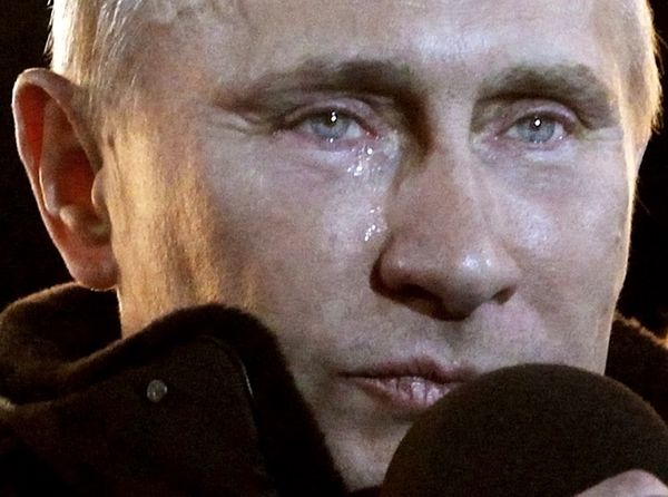 FILE - In this Sunday, March 4, 2012 file photo, Russian Prime Minister Vladimir Putin, who claimed victory in Russia's presidential election, tears up as he reacts at a massive rally of his supporters at Manezh square outside Kremlin, in Moscow. FILE - In this Sunday, March 4, 2012 file photo, Russian Prime Minister Vladimir Putin, who claimed victory in Russia's presidential election, tears up as he reacts at a massive rally of his supporters at Manezh square outside Kremlin, in Moscow. - Sputnik International