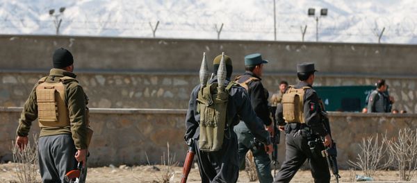 Afghan policemen. (File) - Sputnik International