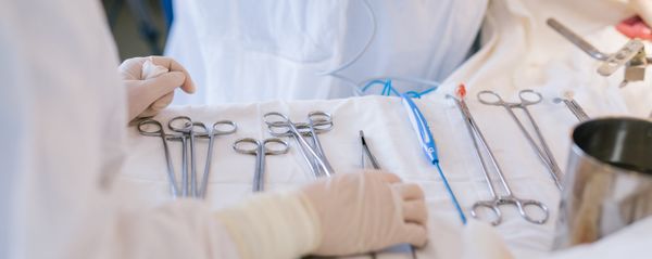 Surgeons during an operation on removing a malignant tumor Surgeons during an operation on removing a malignant tumor - Sputnik International