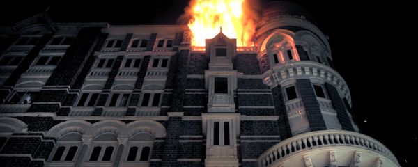Fire engulfs the top floor of the Taj Mahal hotel, site of one of the shootouts with terrorists in Mumbai on late November 26, 2008. Fire engulfs the top floor of the Taj Mahal hotel, site of one of the shootouts with terrorists in Mumbai on late November 26, 2008. - Sputnik International