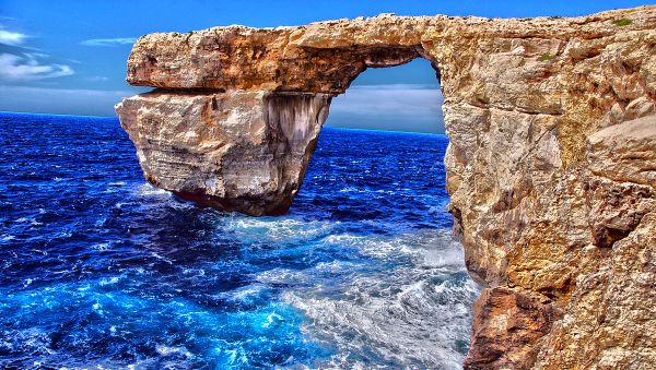HDR Azure Window. Gozo - Sputnik International