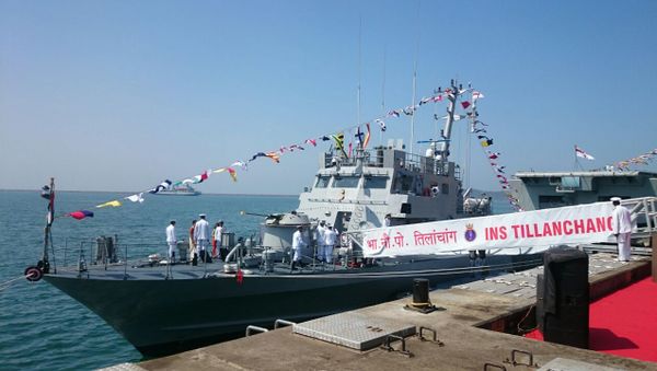 Tillanchang of Car Nicobar Class vessel Tillanchang of Car Nicobar Class vessel - Sputnik International
