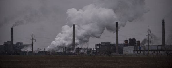 Smoke rises from the chemical plant in Avdiivka, eastern Ukraine (File) Smoke rises from the chemical plant in Avdiivka, eastern Ukraine (File) - Sputnik International