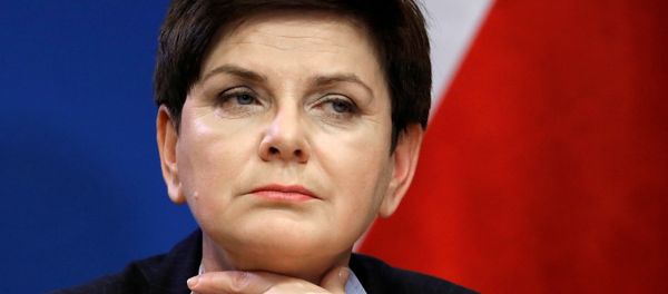 Poland's Prime Minister Beata Szydlo holds a news conference at the end of a European Union leaders summit in Brussels, Belgium, March 10, 2017. Poland's Prime Minister Beata Szydlo holds a news conference at the end of a European Union leaders summit in Brussels, Belgium, March 10, 2017. - Sputnik International