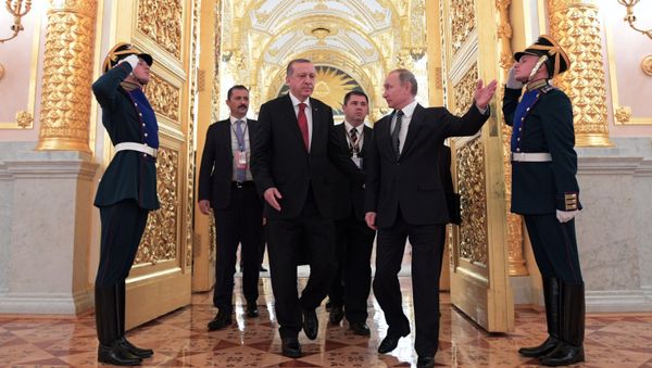 President Vladimir Putin takes part in Russian-Turkish Cooperation Council meeting - Sputnik International