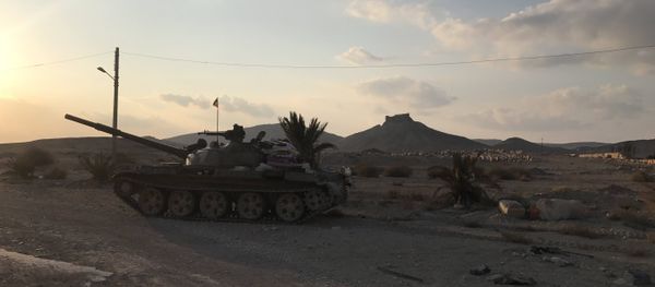 A T-62 tank is seen here in the environs of Ancient Palmyra in Homs Governorate, Syria - Sputnik International