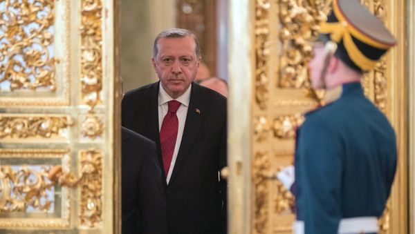 March 10, 2017. Turkish President Recep Tayyip Erdogan prior to the sixth meeting of the Russia-Turkey High-Level Cooperation Council. - Sputnik International