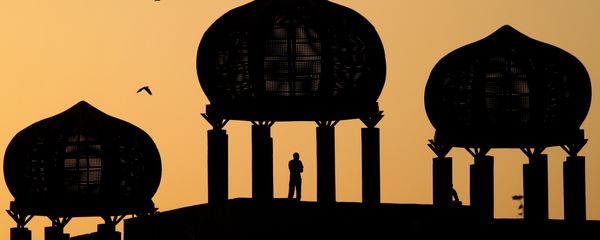 A Pakistani observes the view from a dome-shaped terrace at a park in Islamabad, Pakistan A Pakistani observes the view from a dome-shaped terrace at a park in Islamabad, Pakistan - Sputnik International
