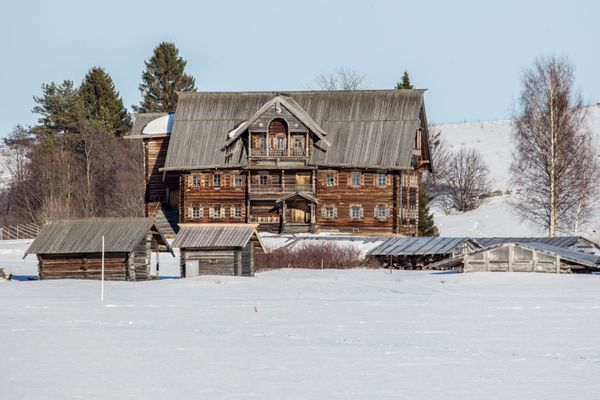 Sergin House, built in the village of Munozero, in the Kizhi museum. - Sputnik International