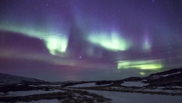 A Timelapse of the Northern Lights in Northern Iceland - 4K - Sputnik International