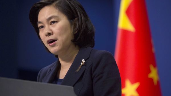 Chinese Foreign Ministry spokeswoman Hua Chunying speaks during a briefing at the Chinese Foreign Ministry in Beijing, China. File photo. Chinese Foreign Ministry spokeswoman Hua Chunying speaks during a briefing at the Chinese Foreign Ministry in Beijing, China. File photo. - Sputnik International