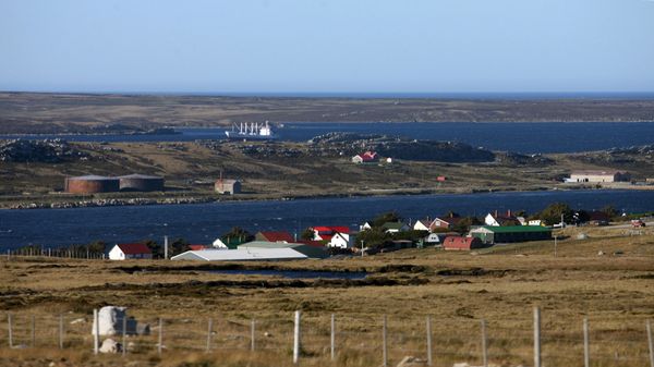 View of Stanley from the route to Mount Pleasant, Falklands. (File) View of Stanley from the route to Mount Pleasant, Falklands. (File) - Sputnik International