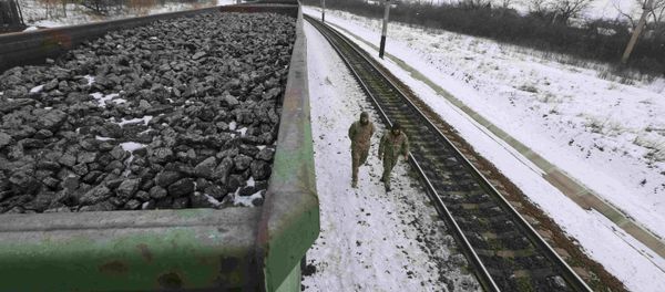 Kryvyi Torets station in the village of Shcherbivka in Donetsk region, Ukraine. (File) - Sputnik International
