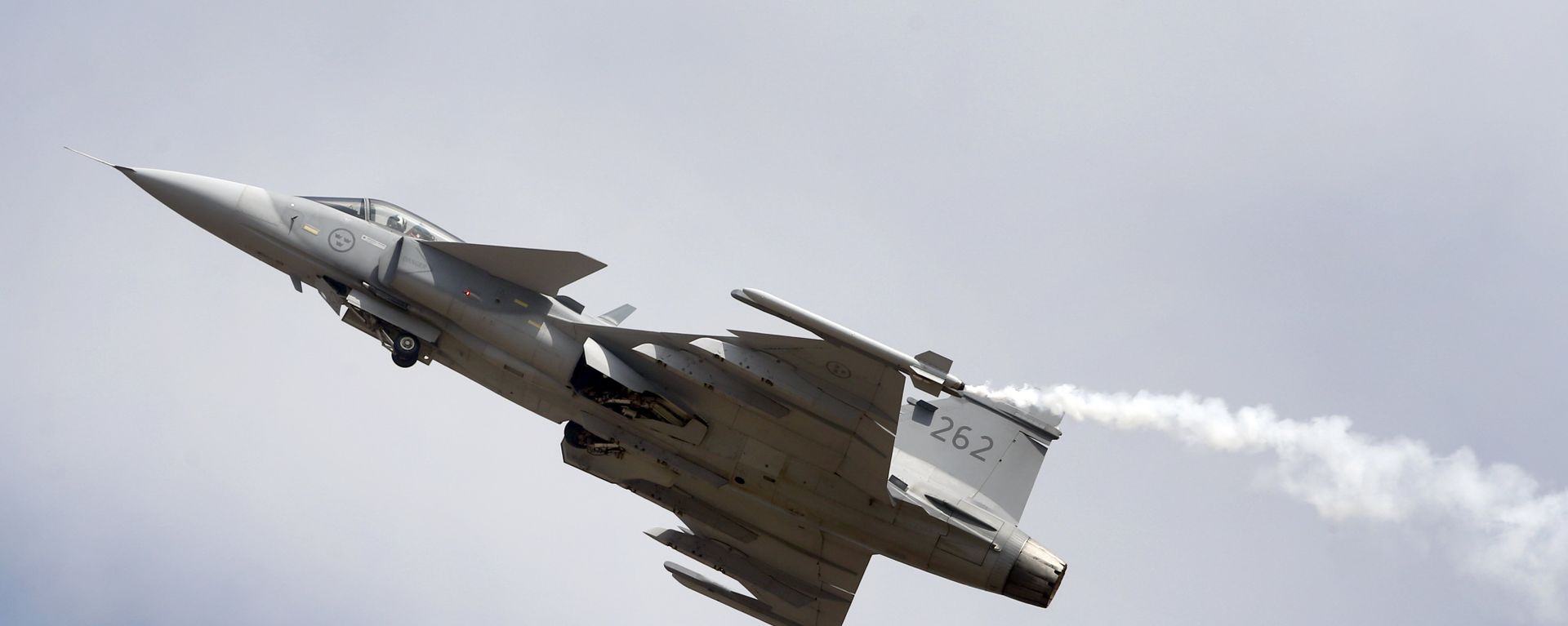 Gripen, a Swedish fighter aircraft performs at the opening ceremony of Aero India 2017 at Yelahanka air base in Bangalore, India, Tuesday, Feb. 14, 2017 - Sputnik International, 1920, 02.12.2022