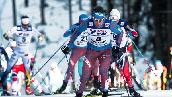Sergei Ustyugov (Russia) during the men's 50km freestyle mass start at the FIS Nordic World Ski Championships 2017 in Lahti, Finland - Sputnik International