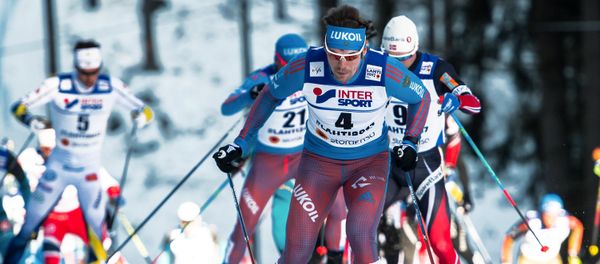 Sergei Ustyugov (Russia) during the men's 50km freestyle mass start at the FIS Nordic World Ski Championships 2017 in Lahti, Finland - Sputnik International