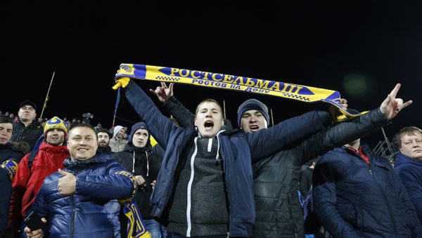 Football Soccer - FC Rostov v Manchester United - Europa League Round of 16 First Leg - Olimp-2 Stadium, Rostov-on-Don, Russia - 9/3/17 FC Rostov fans before the match - Sputnik International