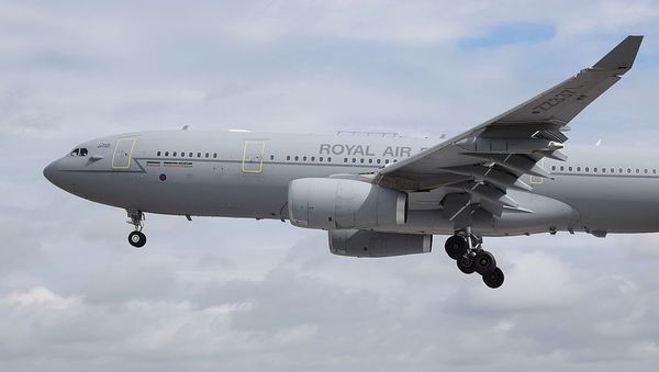 Airbus Voyager KC2 (ZZ337) of the Royal Air Force arrives at the 2016 Royal International Air Tattoo, RAF Fairford, England. - Sputnik International