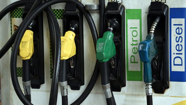 Fuel pumps are pictured at a service station in New Delhi on September 29, 2016 Fuel pumps are pictured at a service station in New Delhi on September 29, 2016 - Sputnik International
