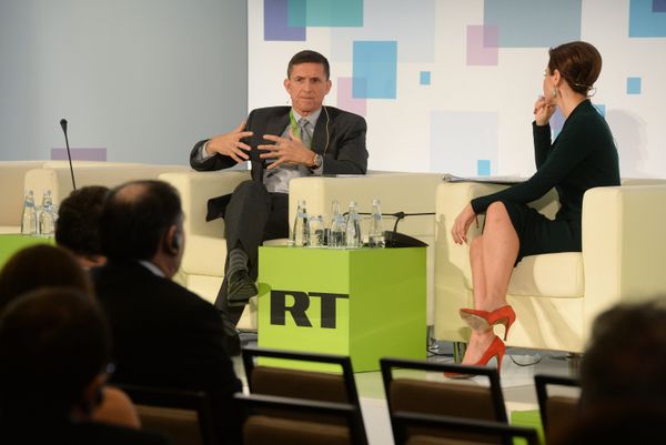 Michael Flynn, ex-director of the US Defense Intelligence Agency (2012-2014) at the RT conference Information, messages, politics: the shape-shifting powers of today's world. - Sputnik International