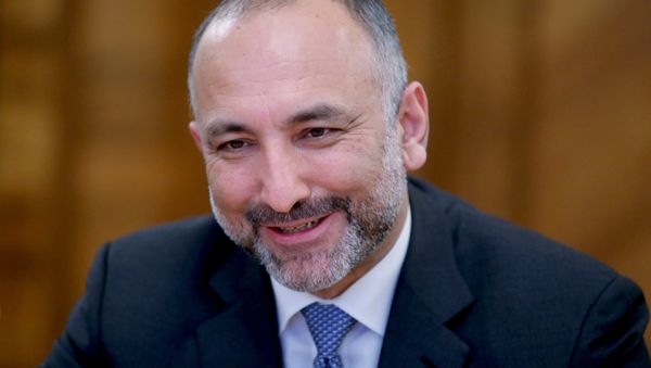 Afghanistan President's national security advisor Hanif Atmar during a meeting with Russian Foreign Minister Sergei Lavrov at the Russian Foreign Ministry's Reception House - Sputnik International