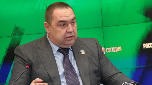 Leader of the LPR Igor Plotnitsky at a press conference in multimedia press center MIA Rossiya Segodnya in Simferopol Leader of the LPR Igor Plotnitsky at a press conference in multimedia press center MIA Rossiya Segodnya in Simferopol - Sputnik International