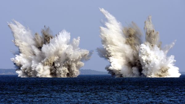 Explosions at sea Explosions at sea - Sputnik International
