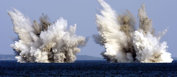 Explosions at sea - Sputnik International